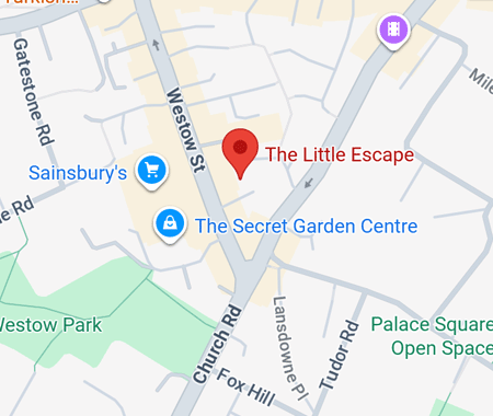 map showing The Little Excape Therapy Centre, 4 Paxton Mews, London SE19